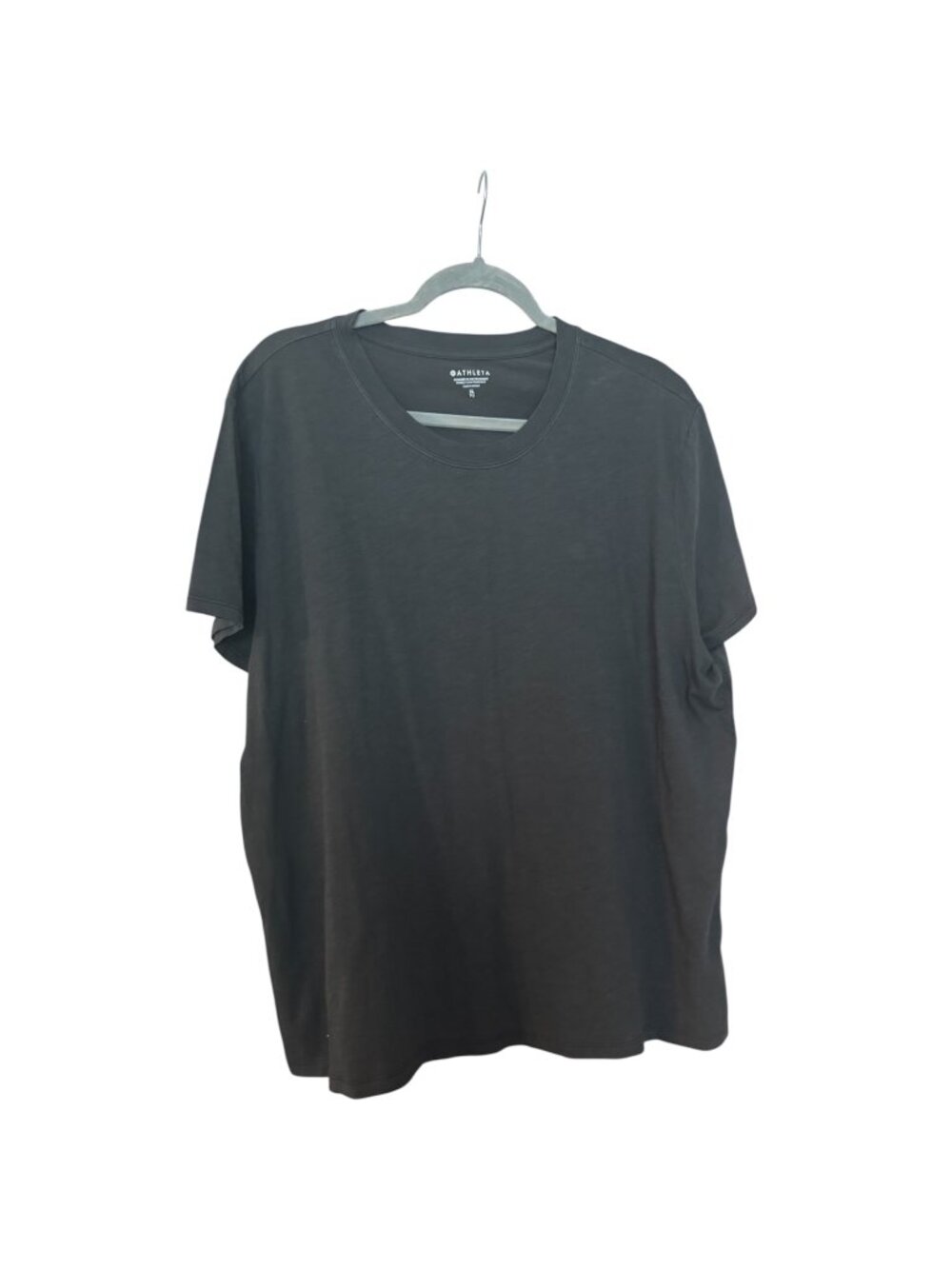 NWT Athleta Black Short Sleeve Crew Neck T Shirt Women's XL Soft Casual Tee